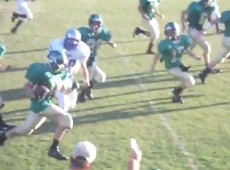13 year old returning a kickoff