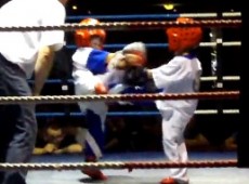 Ross V Arun Junior Kick boxing